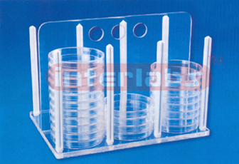 PETRI DISHES RACK for 90mm Petri Dishes